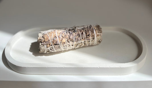 White Sage and Lavender Smudge Stick (10cm)